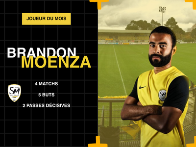 joueur du mois Brandon Moenza